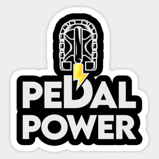 Pedal Power Sticker